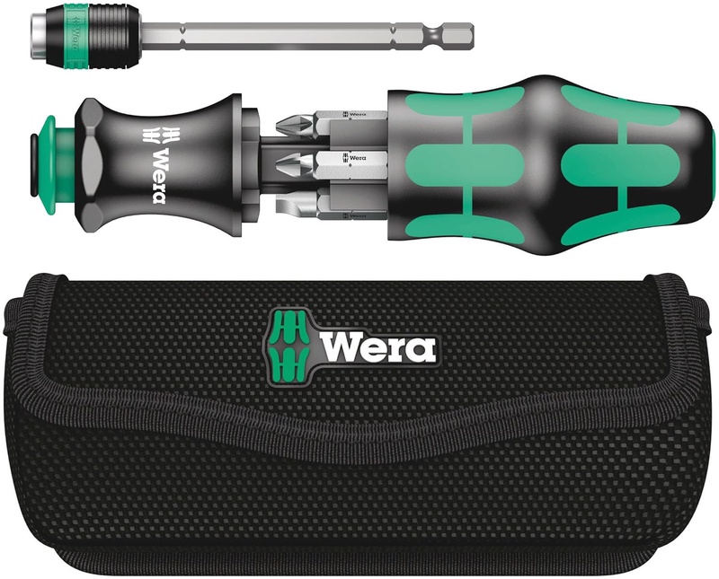 Amazon.com: Wera Kraftform Kompact 20 7-In-1 Bitholding Screwdriver with Removable Bayonet Blade (SL/PH/PZ): Industrial & Scientific