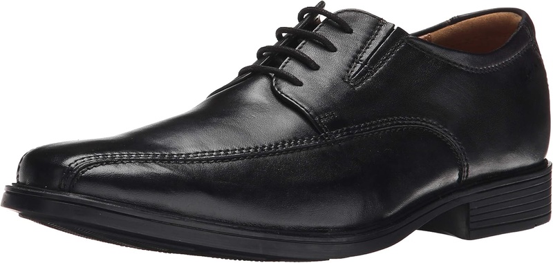 Amazon.com | Clarks Men's Tilden Walk, Black Leather, 10 M US | Oxfords