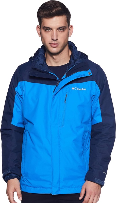 Amazon.com: Columbia Men's Whirlibird IV Insulated Interchange Jacket, Azure Blue, Collegiate Navy ,Large, standard: Clothing