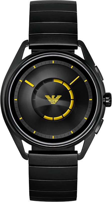 Amazon.com: Emporio Armani Men's Stainless Steel Plated Touchscreen Smartwatch, Color: Black (Model: ART5010): Watches