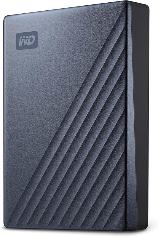 Amazon.com: WD 5TB My Passport Ultra Blue Portable External Hard Drive, USB-C - WDBFTM0050BBL-WESN: Computers & Accessories