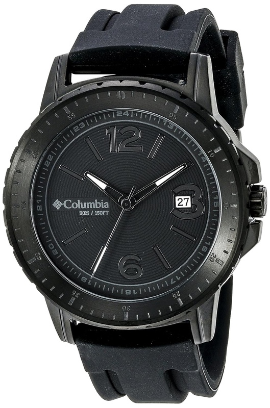 Amazon.com: Columbia Men's CA025-001 Ridgeback Analog Display Quartz Black Watch: Watches
