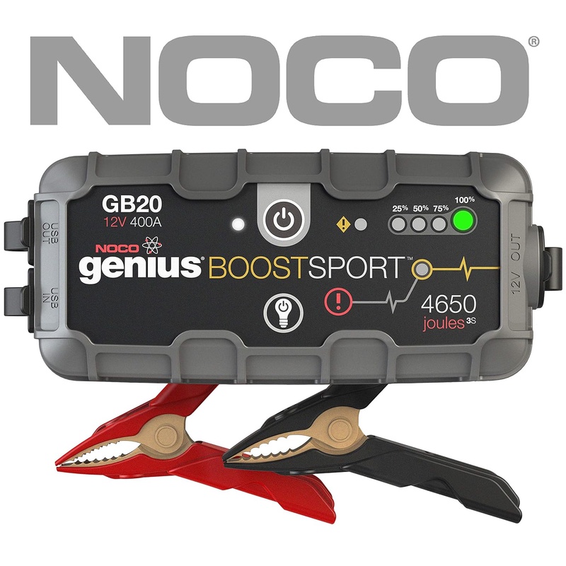 Amazon.com: NOCO Boost Sport GB20 400 Amp 12V UltraSafe Lithium Jump Starter for up to 4L Gasoline Engines: Automotive