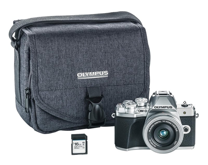 Amazon.com : Olympus OM-D E-M10 Mark III camera Kit with 14-42mm EZ lens (silver), Camera Bag & Memory Card, Wi-Fi enabled, 4K video, US ONLY : Camera & Photo