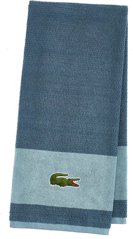 Amazon.com: Lacoste Match Towels, 30x52, Dark Teal: Home & Kitchen