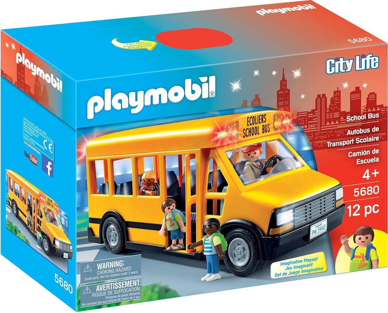 Amazon.com: PLAYMOBIL School Bus