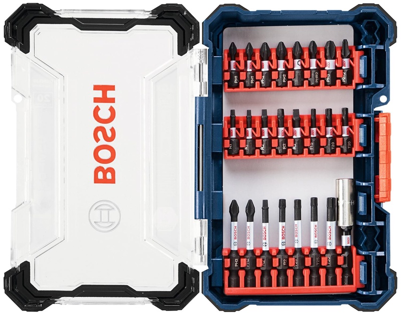 Bosch 24 Piece Impact Tough Screwdriving Custom Case System Set SDMS24 - - Amazon.com