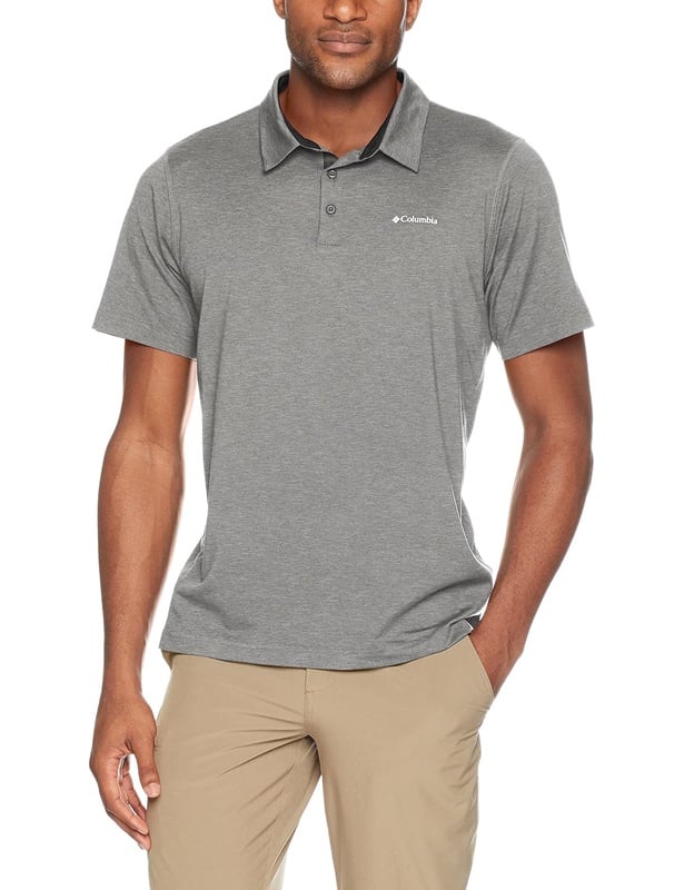 Amazon.com : Columbia Men's Tech Trail Polo, Boulder, Small : Clothing