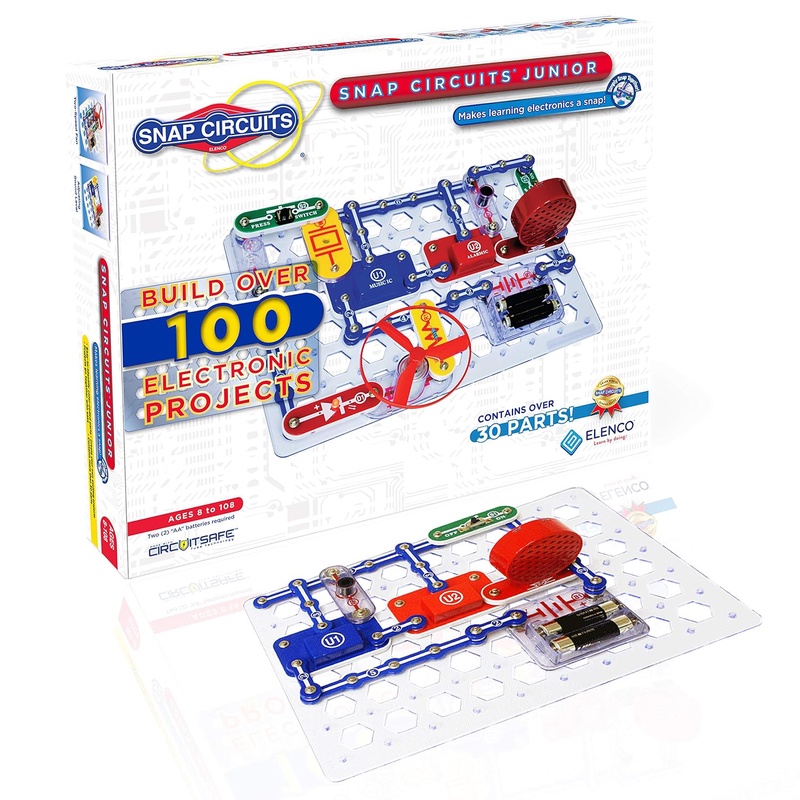 Amazon.com: Snap Circuits Jr. SC-100 Electronics Exploration Kit, Kids Building Projects Kits, Stem Engineering Toys for Kids 8+: Toys & Games