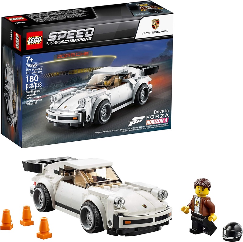 Amazon.com: LEGO Speed Champions 1974 Porsche 911 Turbo 3.0 75895 Building Kit (180 Pieces): Toys & Games