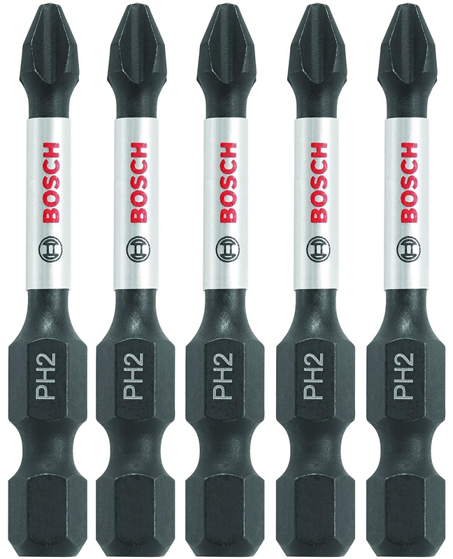 Bosch ITPH2205 5 Pc. Impact Tough 2 In. Phillips #2 Power Bits - - Amazon.com