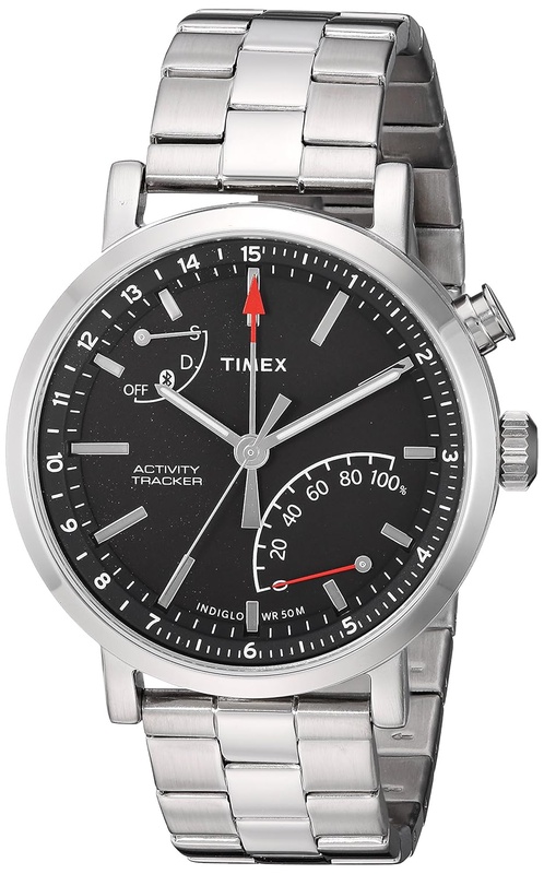 Amazon.com: Timex Unisex TW2P99000 Metropolitan+ Silver-Tone Stainless Steel Bracelet Smartwatch: Watches