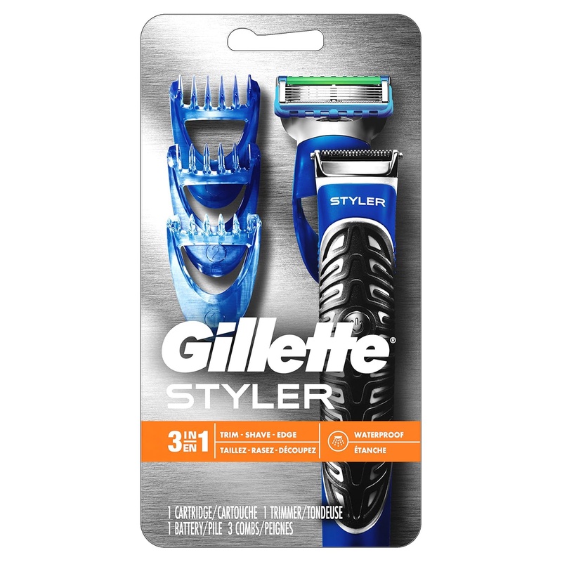 Amazon.com: All Purpose Gillette Styler: Beard Trimmer, Men's Razor & Edger - Fusion Razors for Men / Styler: Beauty