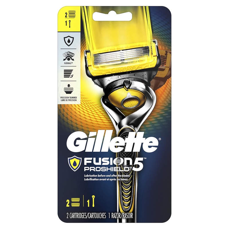 Amazon.com: Gillette Fusion5 ProShield Men's Razor with 2 Razor Blade Refills, Mens Fusion Razors/Blades: Beauty