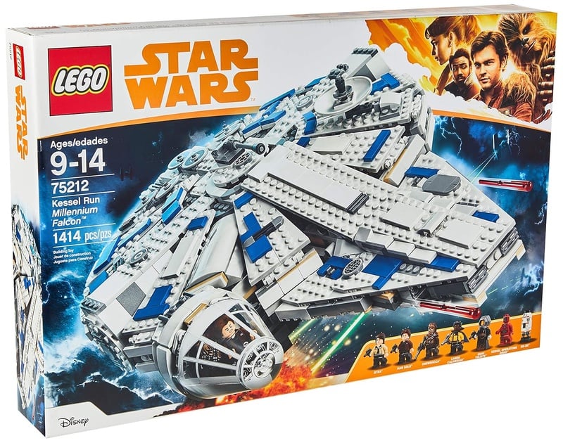 Amazon.com: LEGO Star Wars Solo: A Star Wars Story Kessel Run Millennium Falcon 75212 Building Kit (1414 Piece): Toys & Games