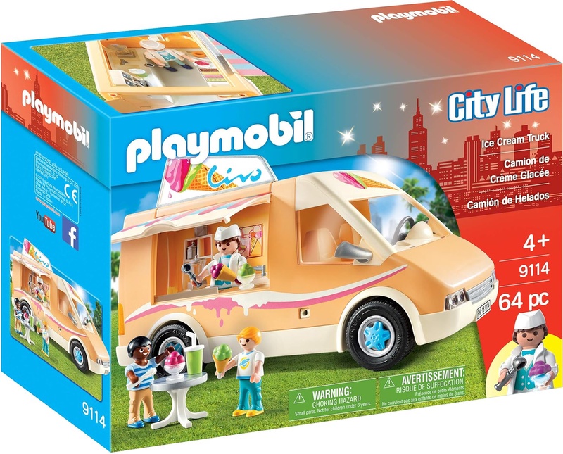 Amazon.com: PLAYMOBIL Ice Cream Truck: Toys & Games