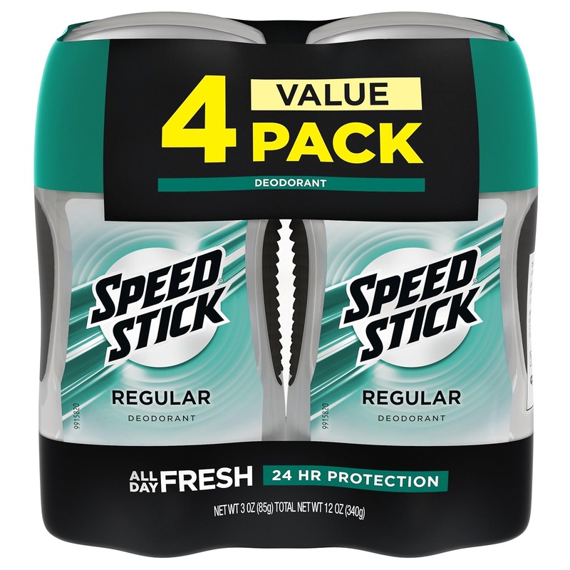 Amazon.com : Speed Stick Deodorant for Men, Regular - 3 Ounce (4 Pack) : Beauty