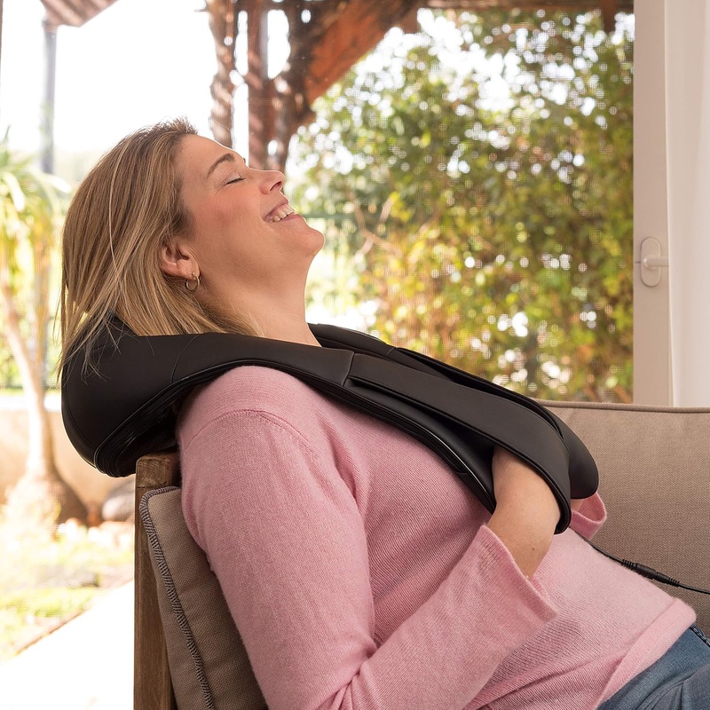 Amazon.com: Shiatsu Back Neck and Shoulder Massager with Heat - Deep Tissue 3D Kneading Pillow Massager for Neck, Back, Shoulders, Foot, Legs &ndash; Electric Full Body Massage, Relieve Muscle pain - Office, Home & Car: Health & Personal Care