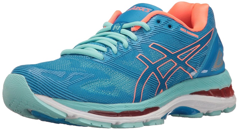 Amazon.com | ASICS Women's Gel-Nimbus 19 Running Shoe, Diva Blue/Flash Coral/Aqua Splash, 6 M US | Road Running