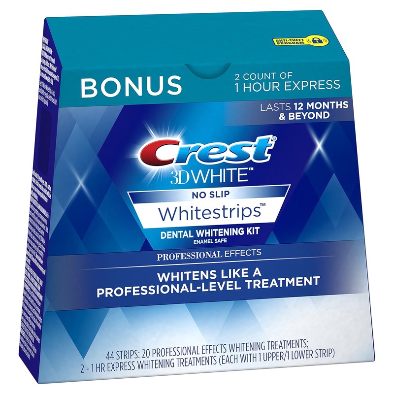 Amazon.com: Crest 3D White Dental Whitening Kit, Professional Effects Whitestrips, 44 Count (Pack of 1): Beauty