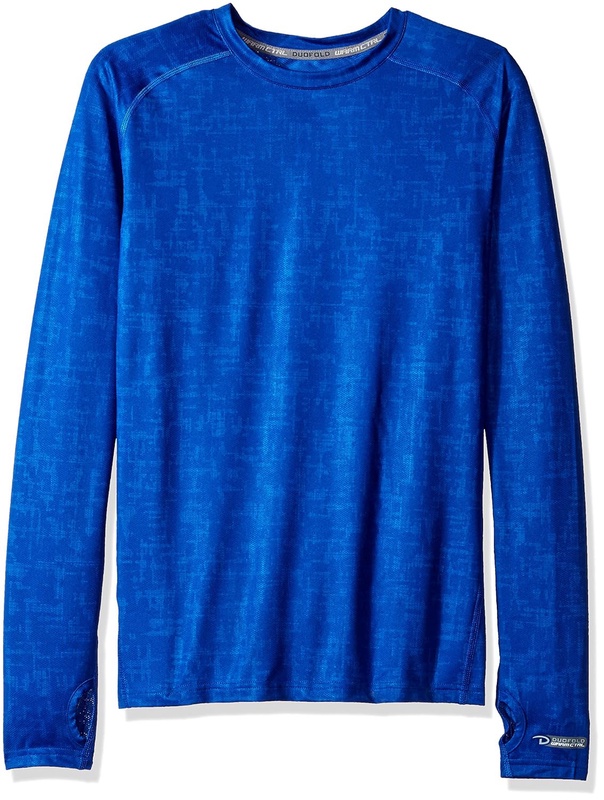 Duofold Men's Light Weight Thermatrix Performance Thermal Shirt, Surf the Web Glitch Texture, M at Amazon Men’s Clothing store: