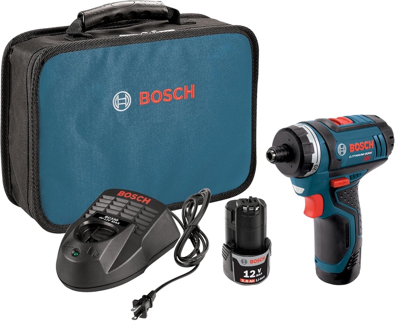 Bosch PS21-2A 12V Max 2-Speed Pocket Driver Kit with 2 Batteries, Charger and Case - Power Pistol Grip Drills - Amazon.com