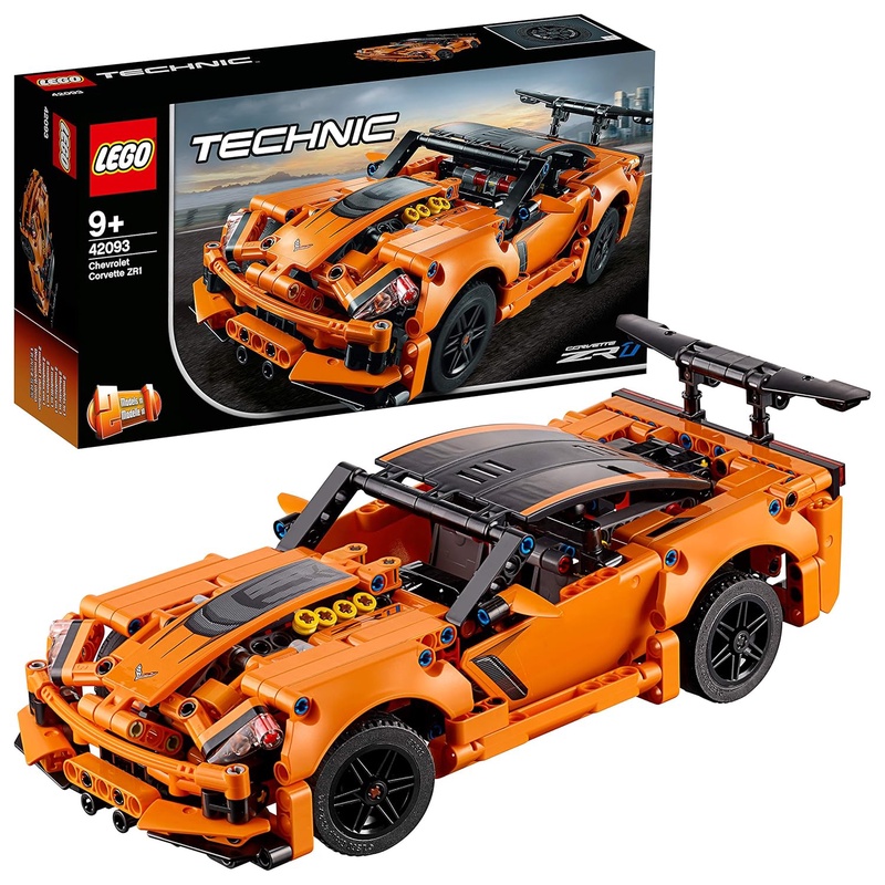Amazon.com: LEGO Technic Chevrolet Corvette ZR1 42093 Building Kit, 2019 (579 Pieces): Toys & Games