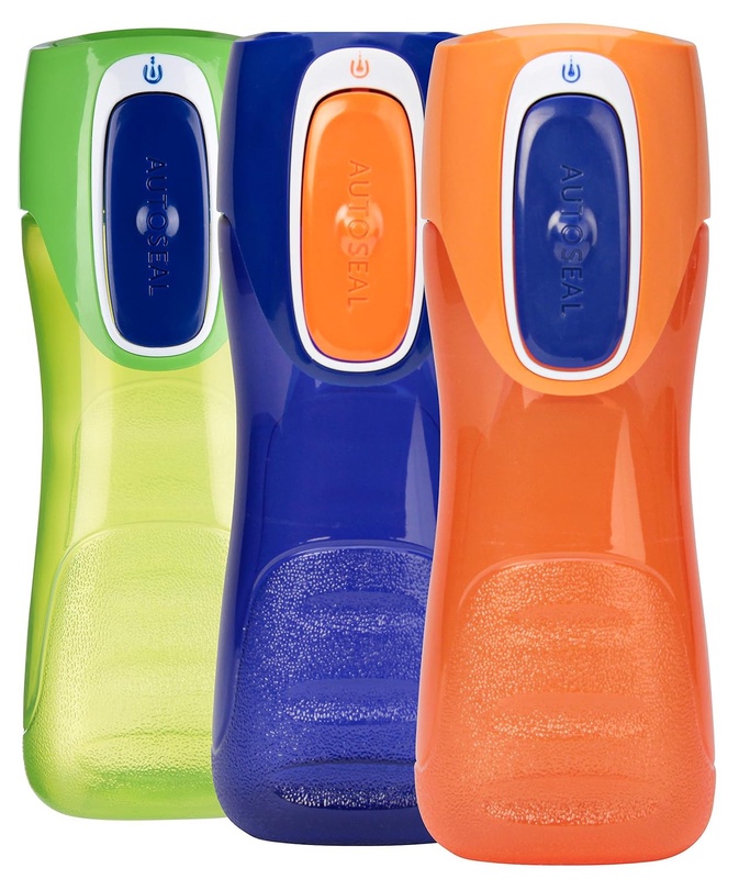 Amazon.com: Contigo 2019902 Water Bottle, 3-Pack, Sapphire, Nectarine & Citrus: Kitchen & Dining