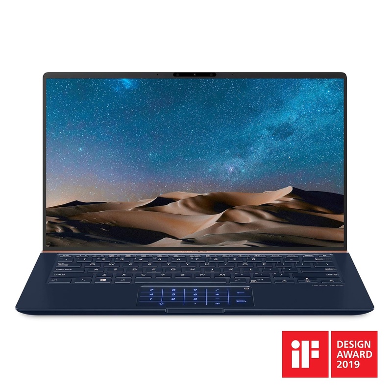 Amazon.com: ASUS ZenBook 14 Ultra-Slim Laptop 14” Full HD 4-Way NanoEdge Bezel, 8th-Gen Intel Core i7-8565U Processor, 16GB LPDDR3, 512GB PCIe SSD, MX150, Numberpad, Windows 10 - UX433FN-IH74, Royal Blue: Computers & Accessories