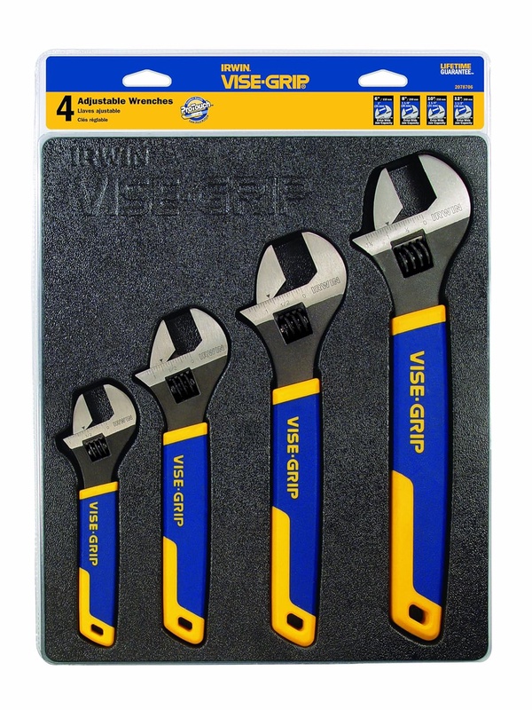 IRWIN VISE-GRIP Adjustable Wrench Set, 4 Piece, 2078706 - - Amazon.com