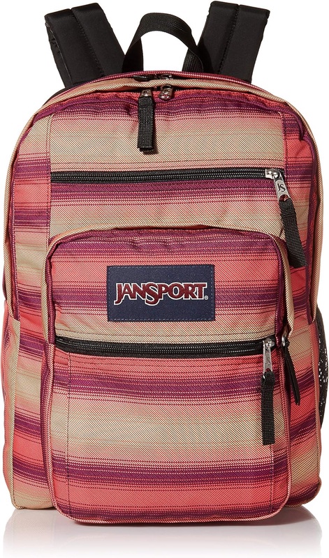 Amazon.com: JanSport Big Student Backpack - Sustainable 15-inch Laptop School Bag, Sunset Stripe: Clothing