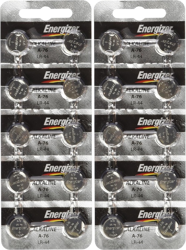 Amazon.com: Energizer LR44 1.5V Button Cell Battery 20 Pack: Health & Personal Care