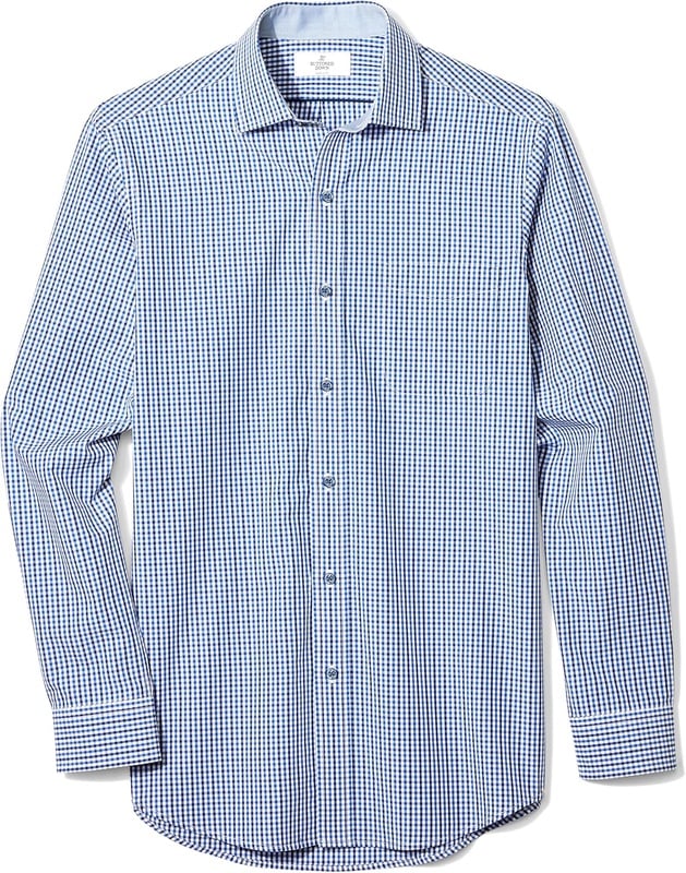 Amazon.com: Amazon Brand - BUTTONED DOWN Men's Classic Fit Spread-Collar Supima Cotton Dress Casual Shirt: Clothing