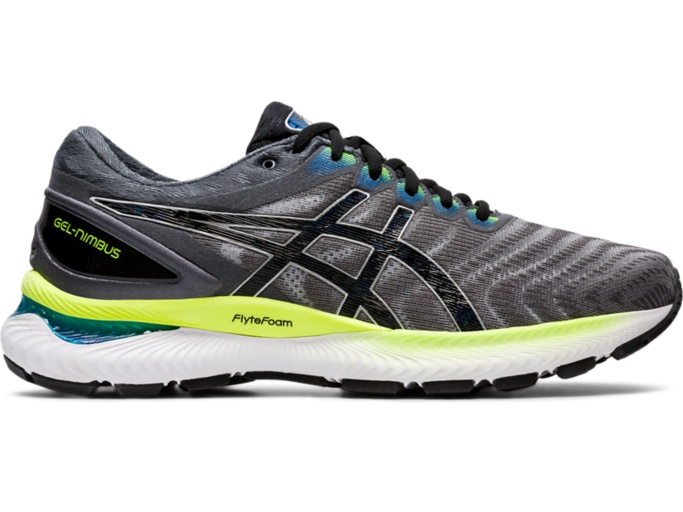 Men's GEL-NIMBUS 22 | Piedmont Grey/Black | Running Shoes | ASICS