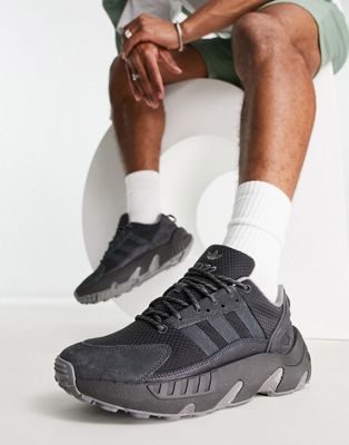 adidas Originals ZX 22 Boost trainers in dark grey | ASOS