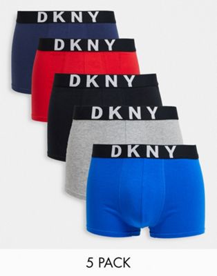 DKNY 5 pack boxers in multi | ASOS