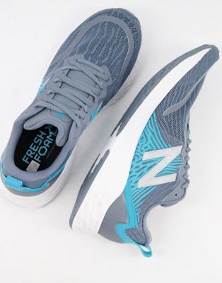 New Balance Running Freshfoam Tempo trainers in grey and blue | ASOS