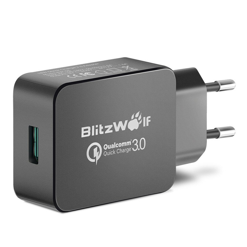 [Qualcomm Certified] BlitzWolf® BW-S5 QC3.0 18W USB Charger EU Adapter With Power3S Tech
