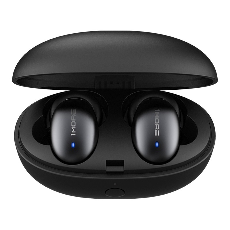 1MORE E1026BT Bluetooth 5.0 TWS Earphones aptX/ AAC Stereo Hi-Fi Sound 410mAh Charging Case - Black