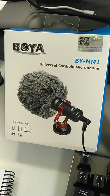BOYA BY-MM1 Mini Cardioid Microphone Sales Online black - Tomtop
