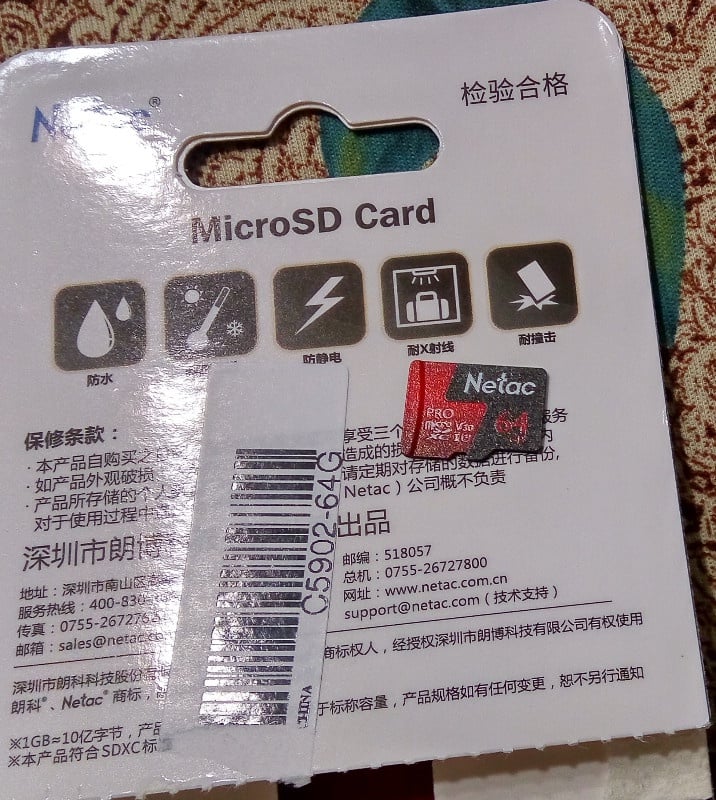 Netac P500 PRO Class 10 64GB Micro SDXC TF Memory Card Data Storage High Speed 98MB/s V30/UHS-I U3 Sales Online 64gb - Tomtop