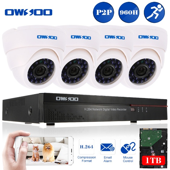 OWSOO 4ch Channel CCTV Surveillance DVR Security Sales Online - Tomtop.com