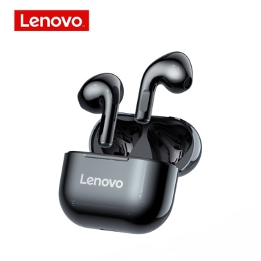 Lenovo LP40 Headphone True Wireless BT Earbuds Semi-in-ear Sports Earbuds with 13mm Moving Coil Long Endurance Time Black