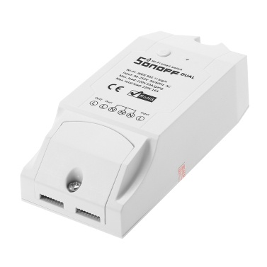 SONOFF Dual ITEAD 2 Channels WIFI Smart Switch Works with Amazon Alexa & for Google Home Sales Online white - Tomtop