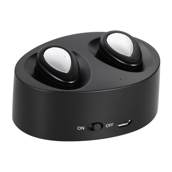 Best TWS-K2 True Wireless Bluetooth Headphone black & silver Sale Online Shopping | Cafago.com