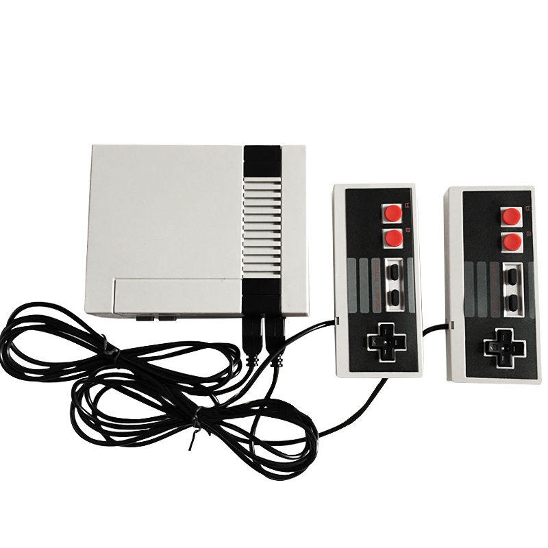 8 Bit Mini Vintage TV Game Console Classic 500 Built-in Games 2 Controllers