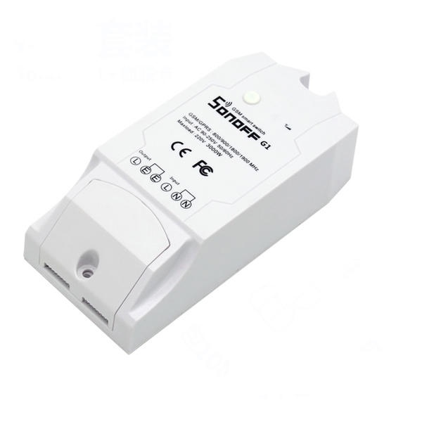 SONOFF® G1 16A 3500W GPRS Remote Control Switch GSM Mobile Phone App Remote Controller Module AC 90-250V 50/60Hz Works With Alexa Nest