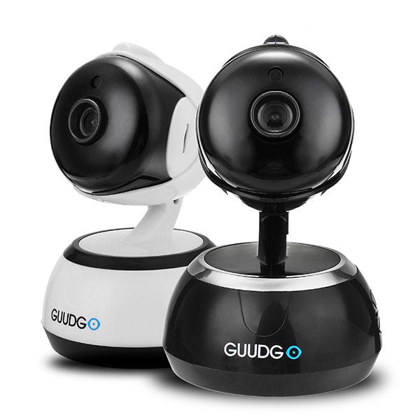 GUUDGO GD-SC02 720P Cloud Wifi IP Camera Pan&Tilt; IR-Cut Night Vision Two-way Audio Motion Detection Alarm Camera Monitor Support Amazon-AWS[Amazon Web Services] Cloud Storage Service