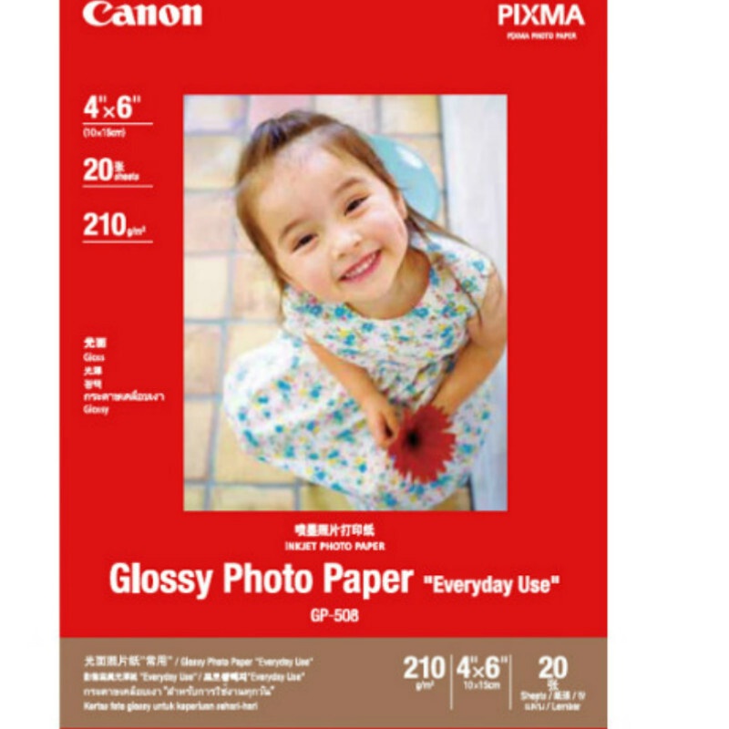 Canon GP-508 4X6 (20) Photo Paper / Photo Paper 20 sheets