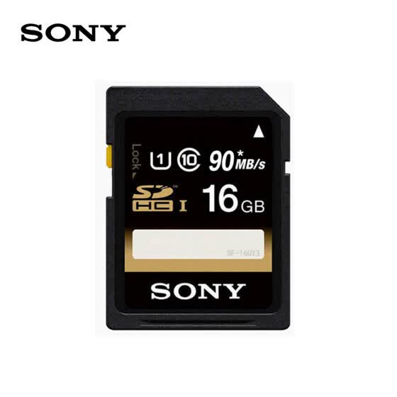 Shop Sony (SONY) SF-16UY3 16G SDHC UHS-I memory card 90MB / S read speed Online from Best Memory Cards on JD.com Global Site - Joybuy.com